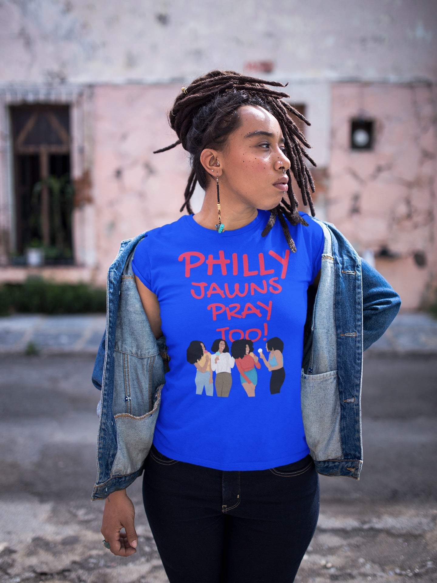 PHILLY JAWNS PRAY TOO Unisex Softstyle T-Shirt