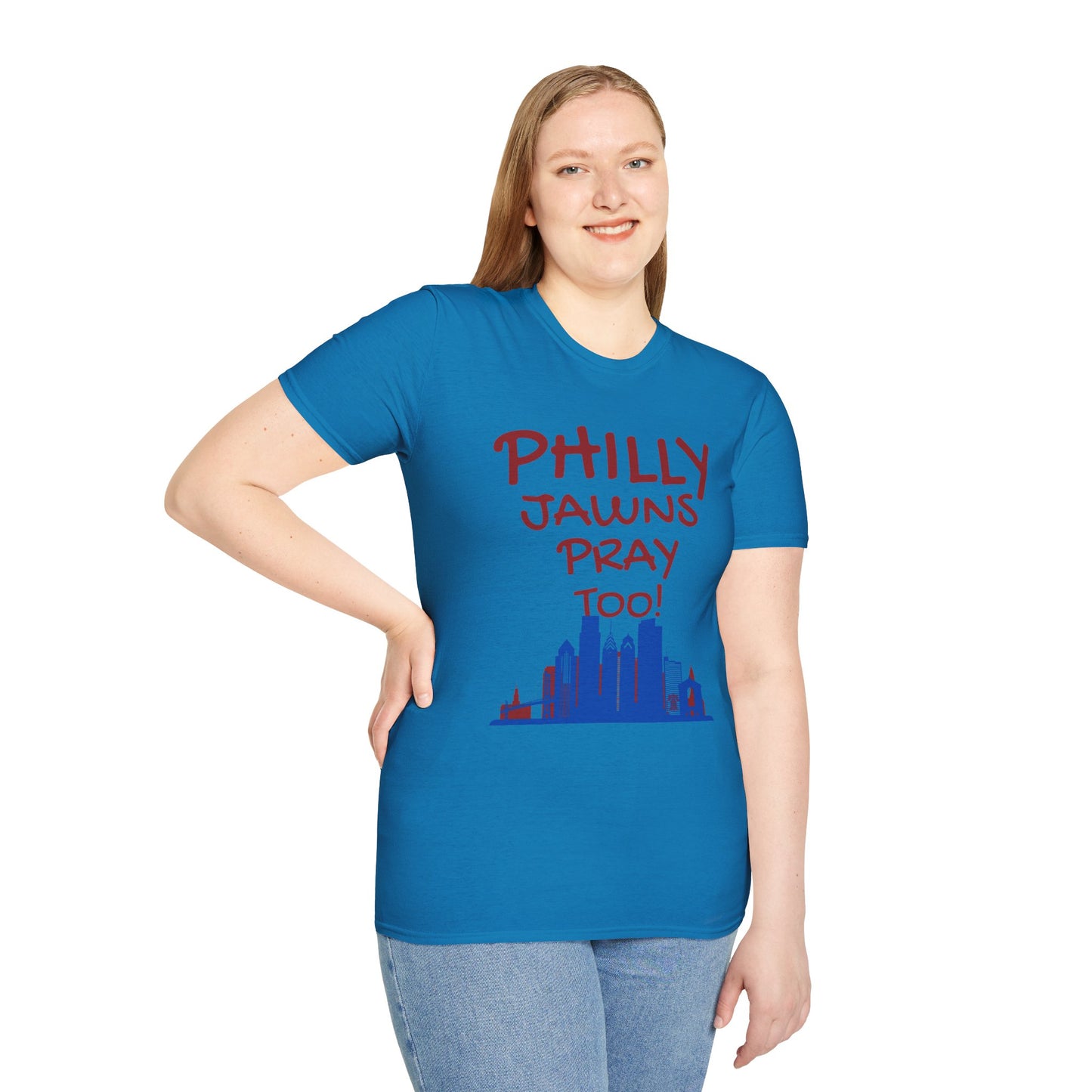 PHILLY JAWNS PRAY TOO Unisex Softstyle T-Shirt