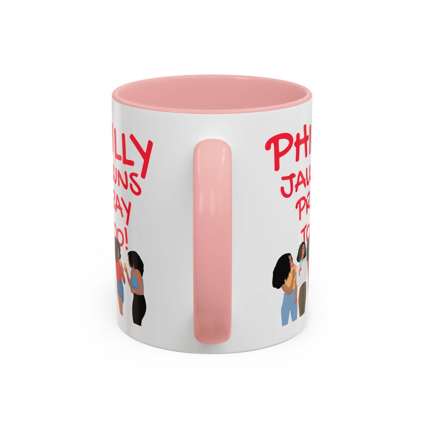 Philly Jawns Pray Too Ceramic Accent Coffee Mug (11, 15oz)