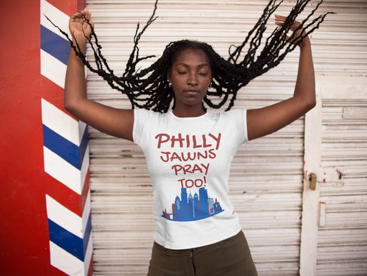 PHILLY JAWNS PRAY TOO Unisex Softstyle T-Shirt